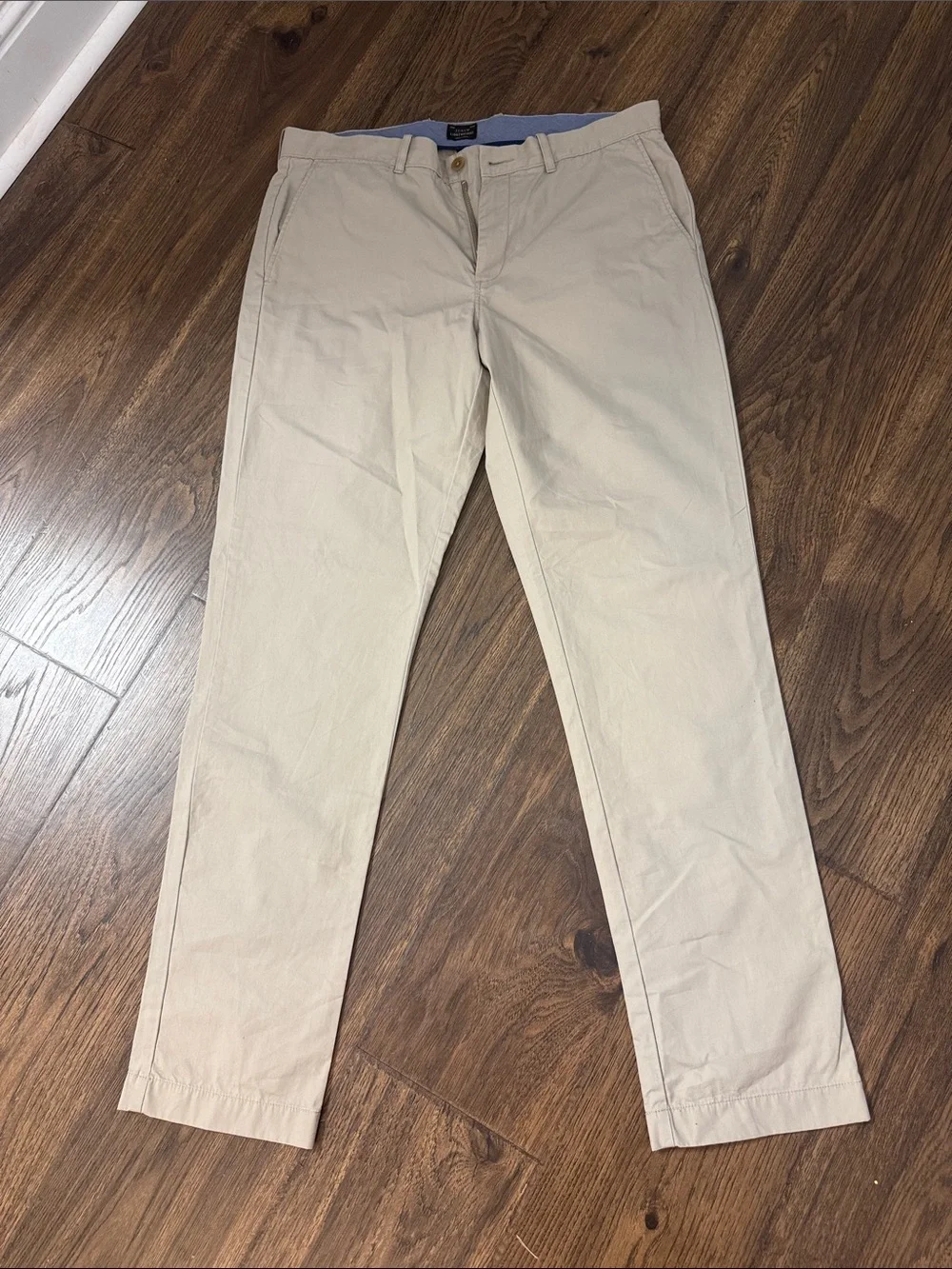 J. Crew Men's Slim Chinos in Light Khaki